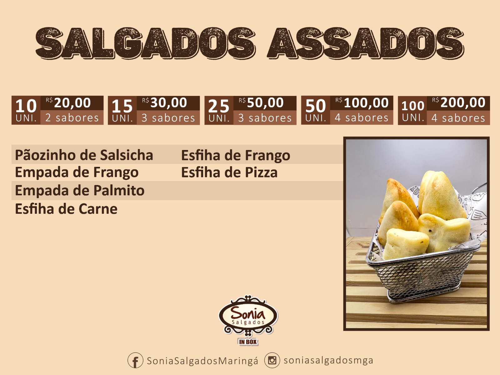Salgados Fritos e Assados