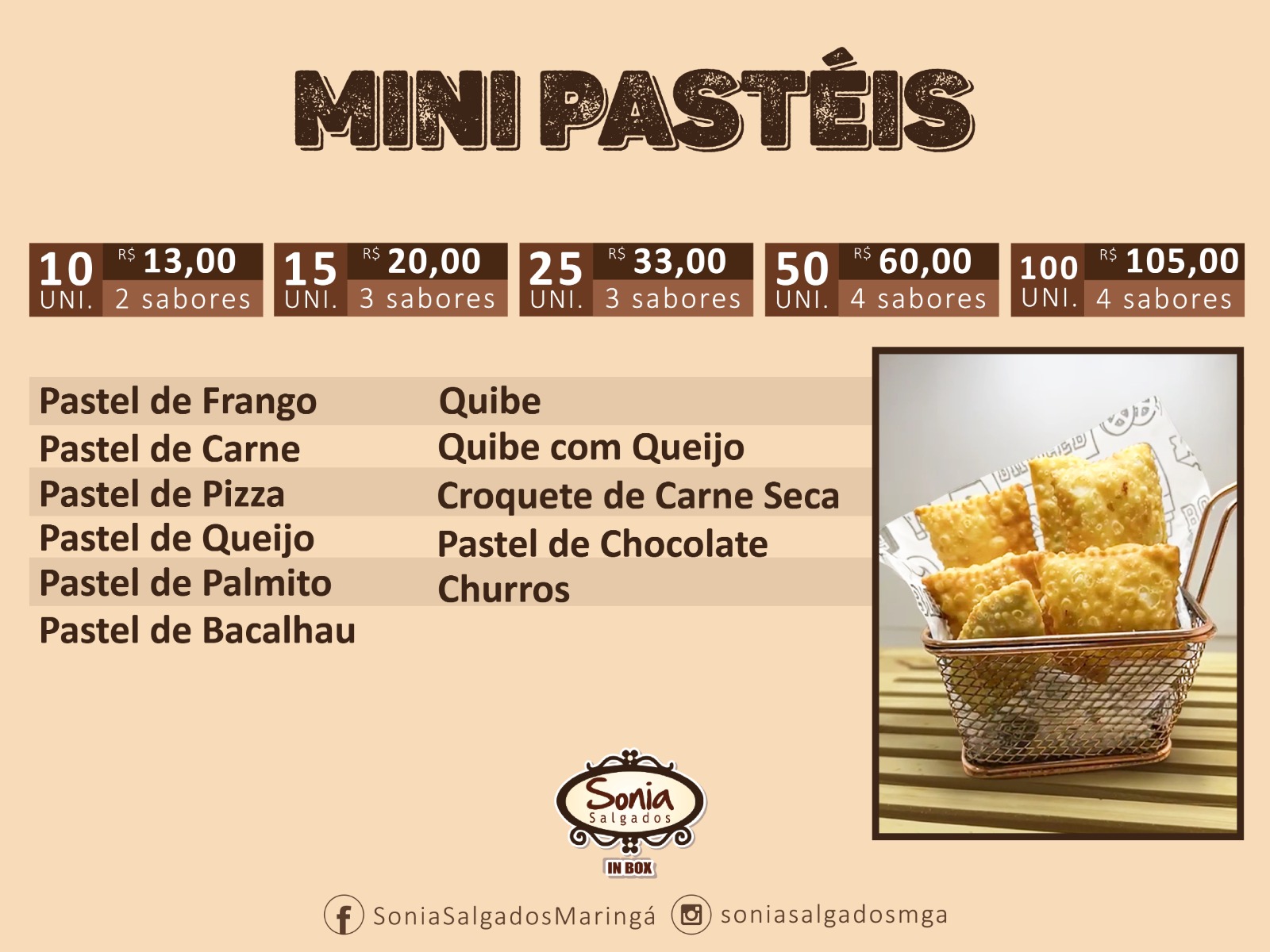 Salgados Fritos e Assados